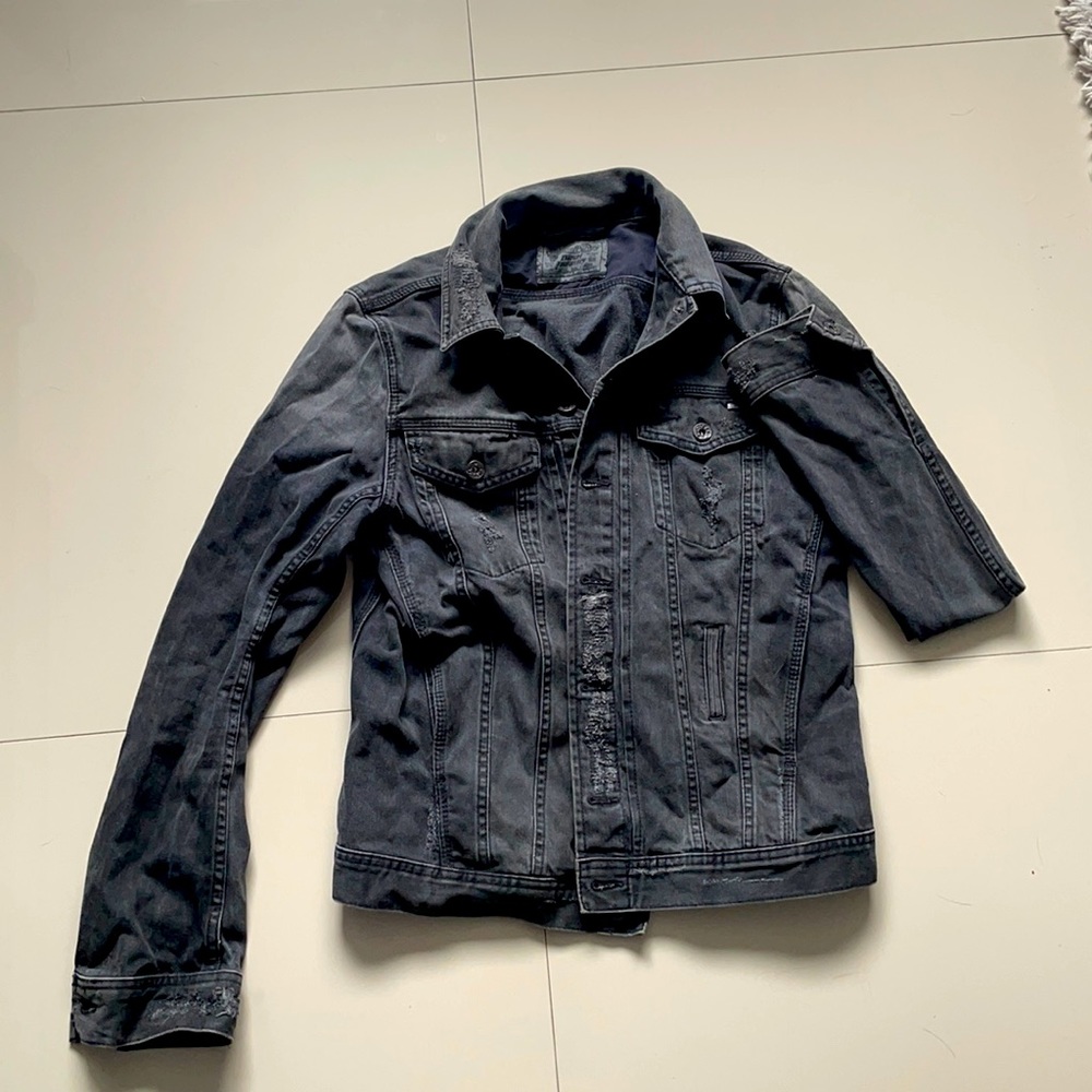 Diesel Black Denim Men's Jacket